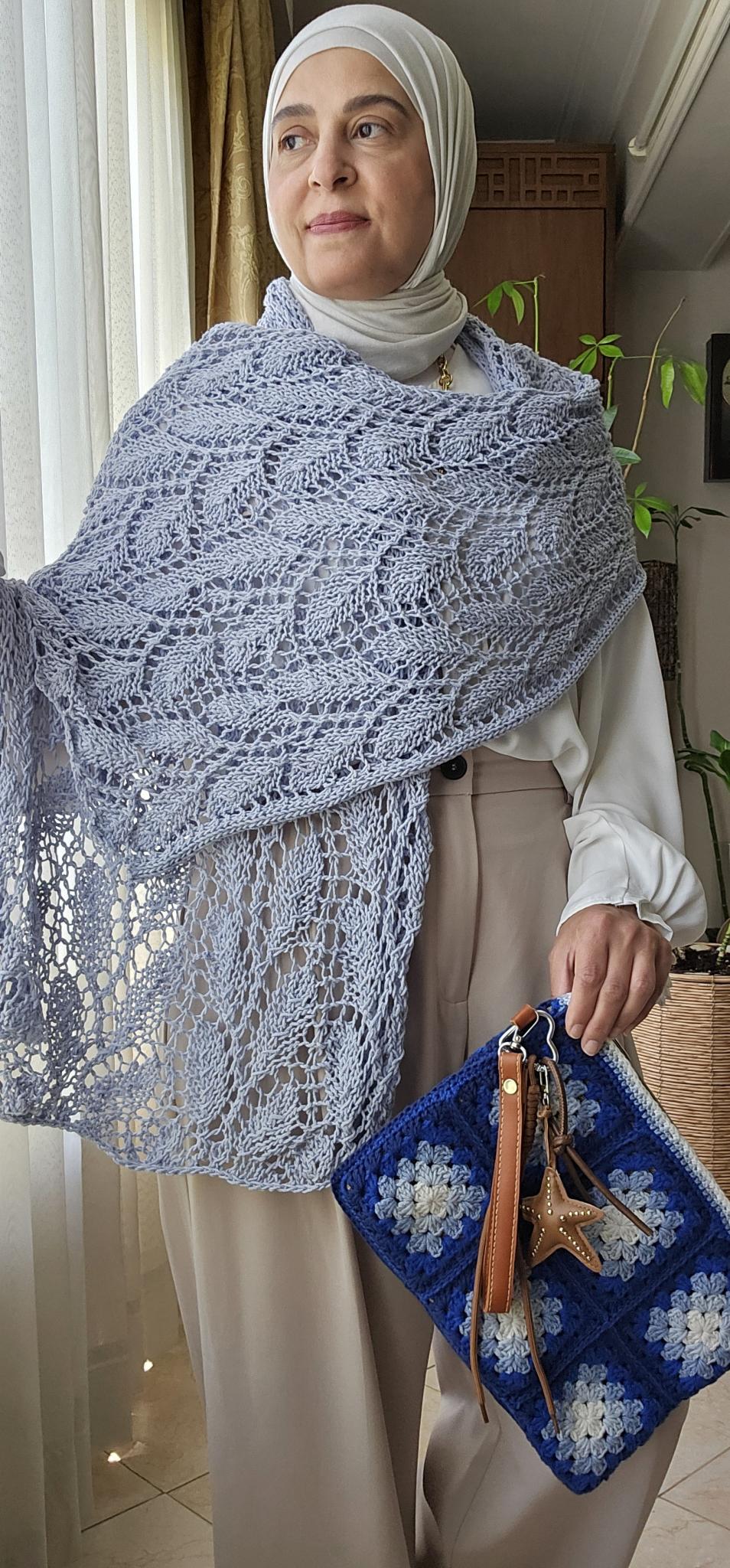Leaves tricot shawl 4 20260601 121551 scaled