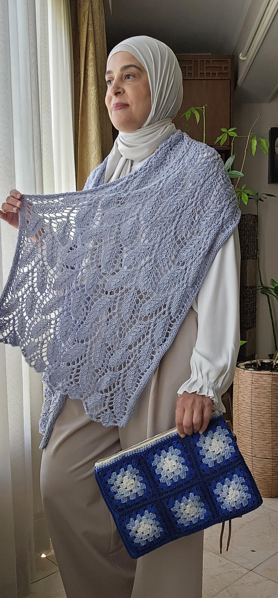 Leaves tricot shawl 2 20260601 121613 scaled