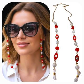 MessoCraft Red Eye glasses-chain
