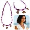 MessoCraft Purple Turtles | Star necklace