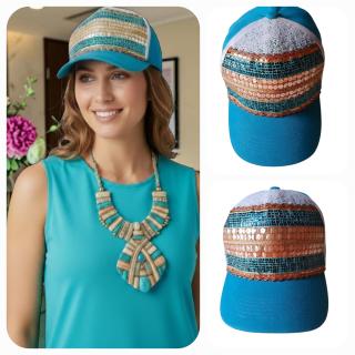 MessoCraft Blue Teal Cap