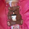 SHH COFFE FIRST glass cans