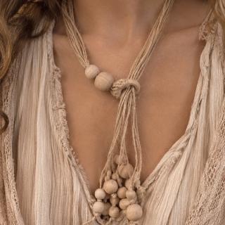 Wooden necklace