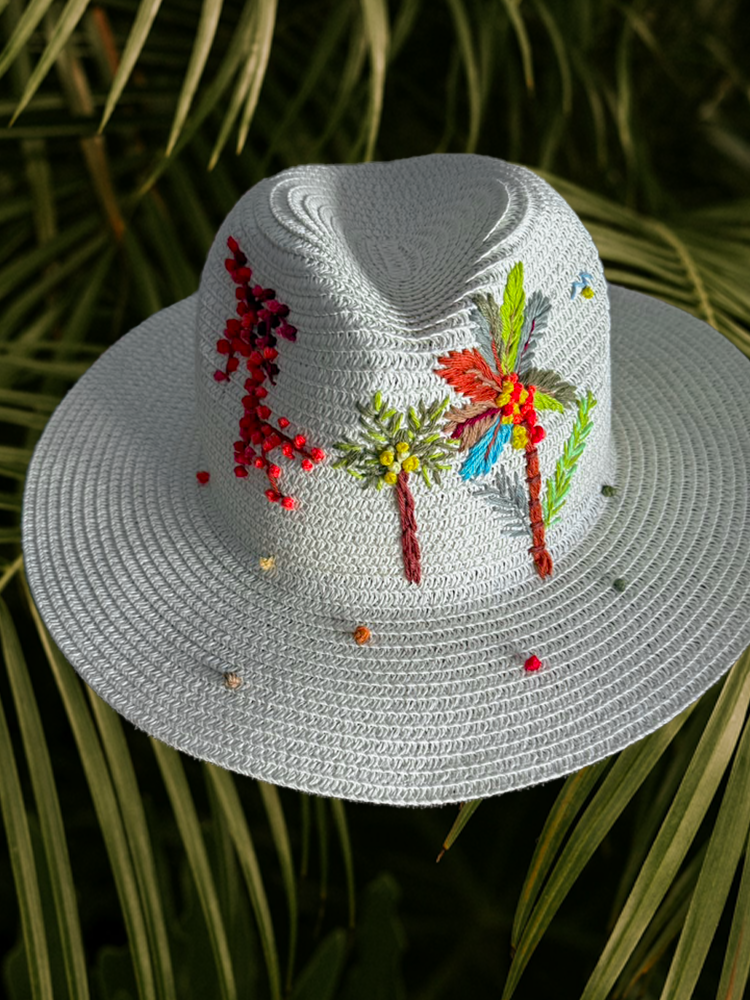 Ardi Cowboy White Straw Hat 3 Ardi Hat with BG side