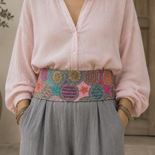 Grey cookie belt