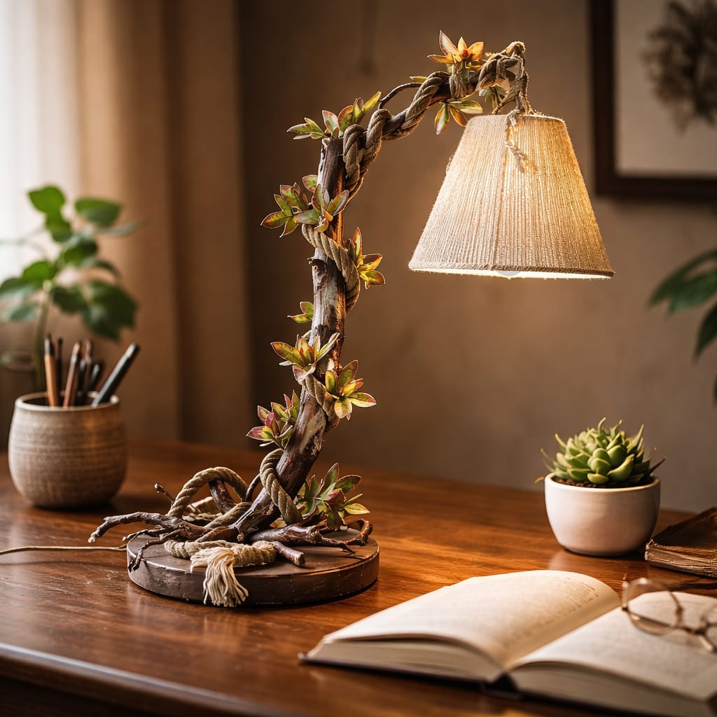 Handmade Natural Root Table Lamp 1 Handmade Natural Root Table Lamp