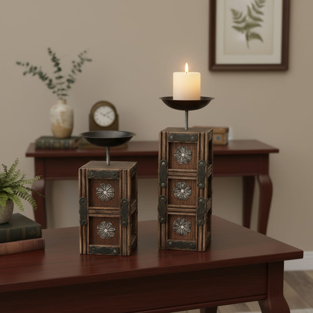 Rustic Candle Holder Set 2 IMG 20260119 WA0005