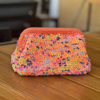 Sunset Sprinkles crochet Clutch