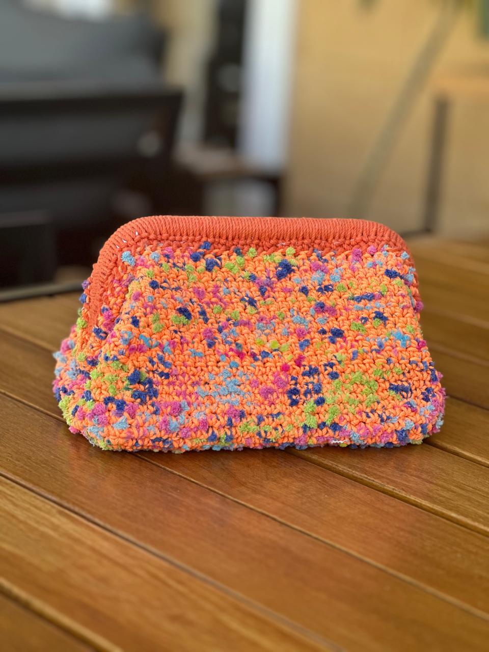 Sunset Sprinkles crochet Clutch 1 Sunset Sprinkles crochet Clutch