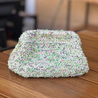 Pastel Garden Crochet Clutch