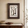 Vintage Wooden Key Holder