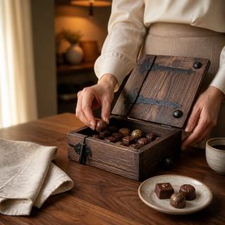 Rustic Wooden Storage Box