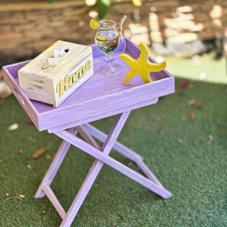 Folding Tray Table | Lavender Haze