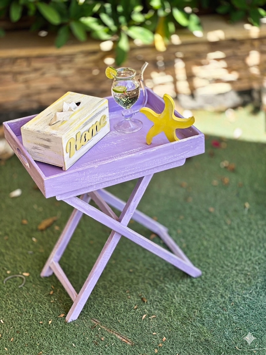 Folding Tray Table | Lavender Haze 1 Folding Tray Table | Lavender Haze