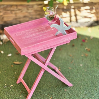 Folding Tray Table | Pink Sorbet