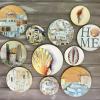 "Santorini Seashells Stories" Wall Plates Collection
