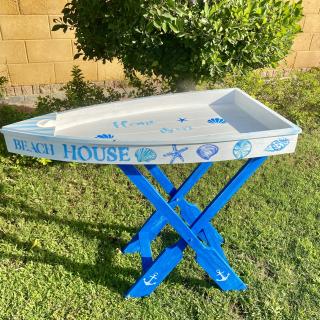 Blue Azur Summer Boat Table