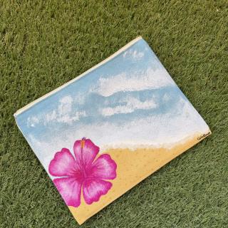 Hibiscus Flower Pouch