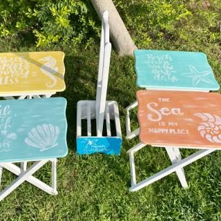 Colorful Summer Foldable Tables