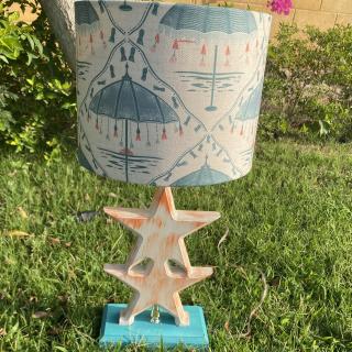 Sea Star Side Lamp Parasol Chapeau
