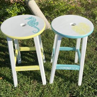 Yellow & Blue Summer Chairs