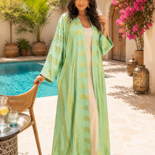 Green Indian Kimono