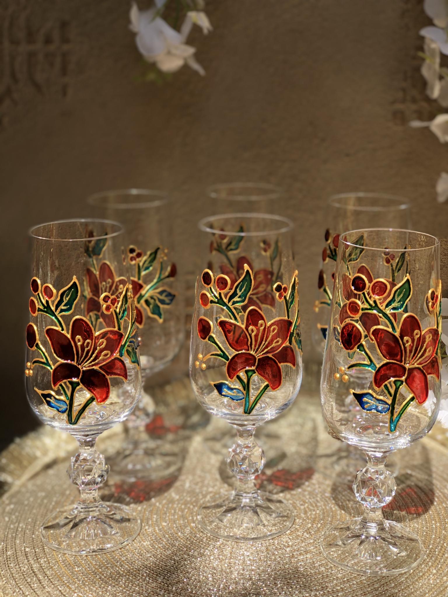 Floral Glasses set 5 IMG 5944 scaled