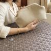 Giltery beige clutch