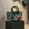 Green coverta mini bag