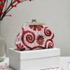 Burgundy coverta mini pocket