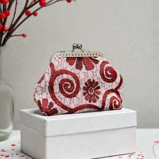 Burgundy coverta mini pocket