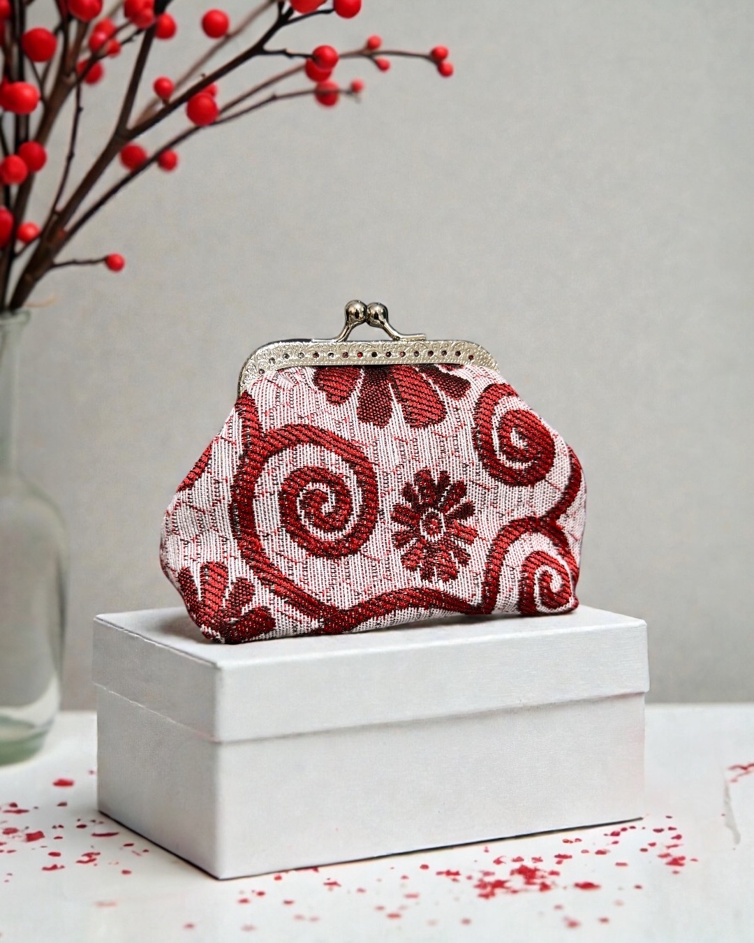 Burgundy coverta mini pocket 1 Burgundy coverta mini pocket