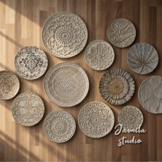 Boho style wooden themed