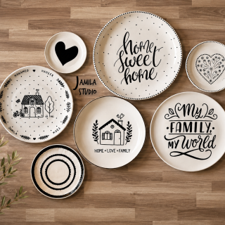 Family wall plates (customized names)