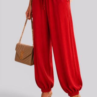 Luna Balloon Pants red
