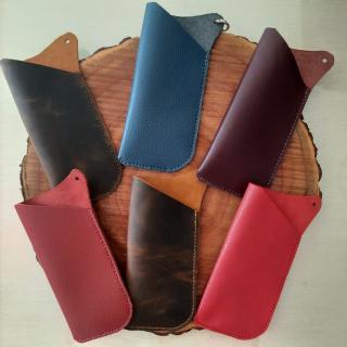 Glasses case [ natural leather ]
