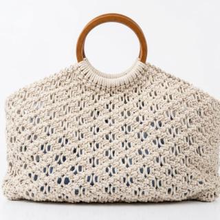 large macrame bag