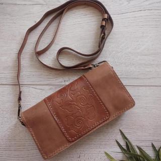 Natural leather bag