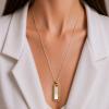 Stainless steel shell necklace