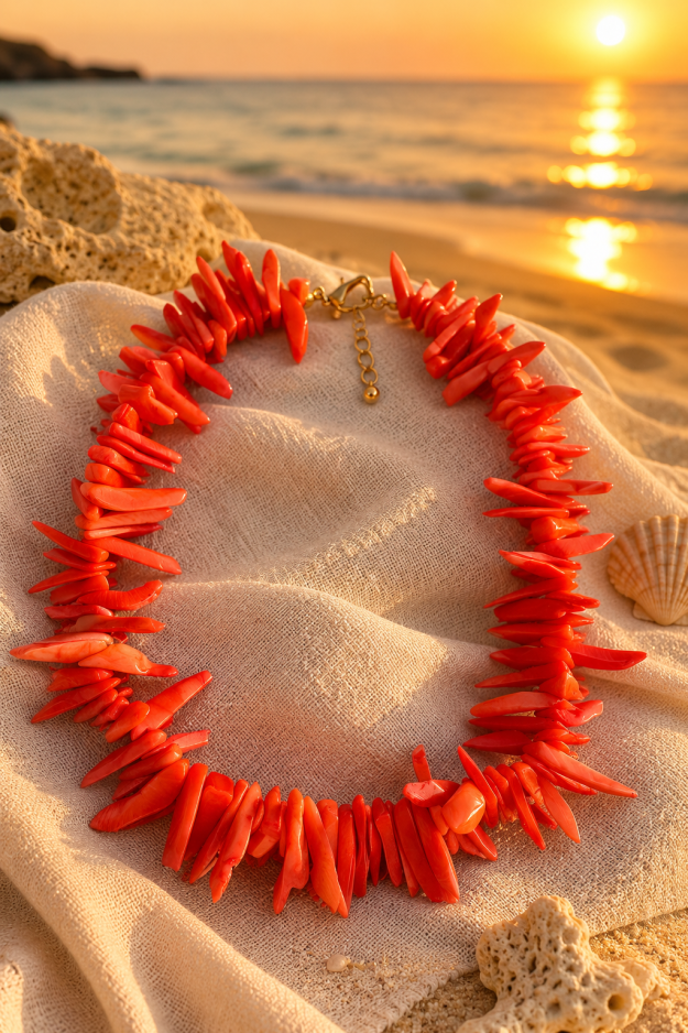 Natural coral necklace 2 cropped Coral necklace