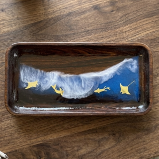 Rectangular Snacks' Plate / Fish Design
