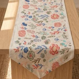 Pastel Flowers Runner