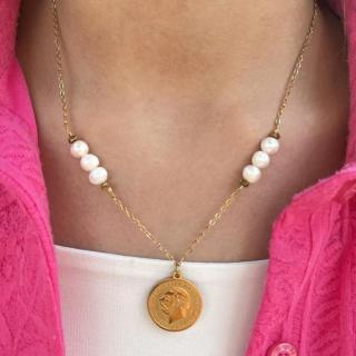 GOLD COIN NECKLACE