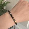 Jade & hematite bracelet