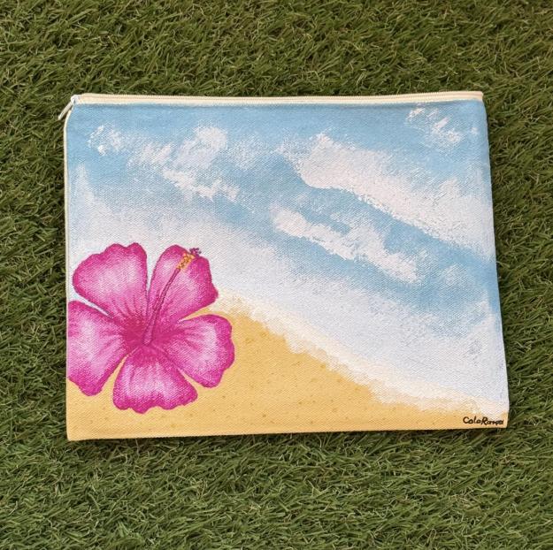 Hibiscus Flower Pouch 1 Hibiscus Flower Pouch