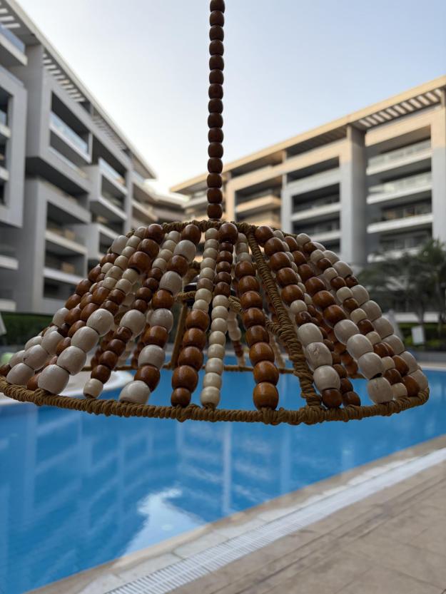 Boho Bead Chandelier 1 Boho Bead Chandelier