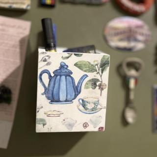 Magnetic Fridge door Basket - Tea Pot