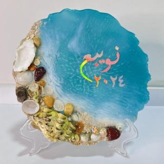 Customizable Seashells Waves Tableau