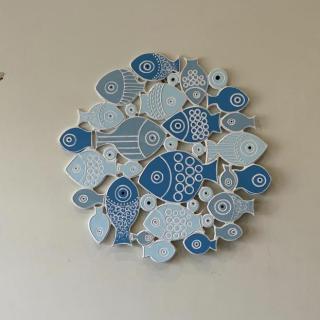 Hand crafted wood wall decor