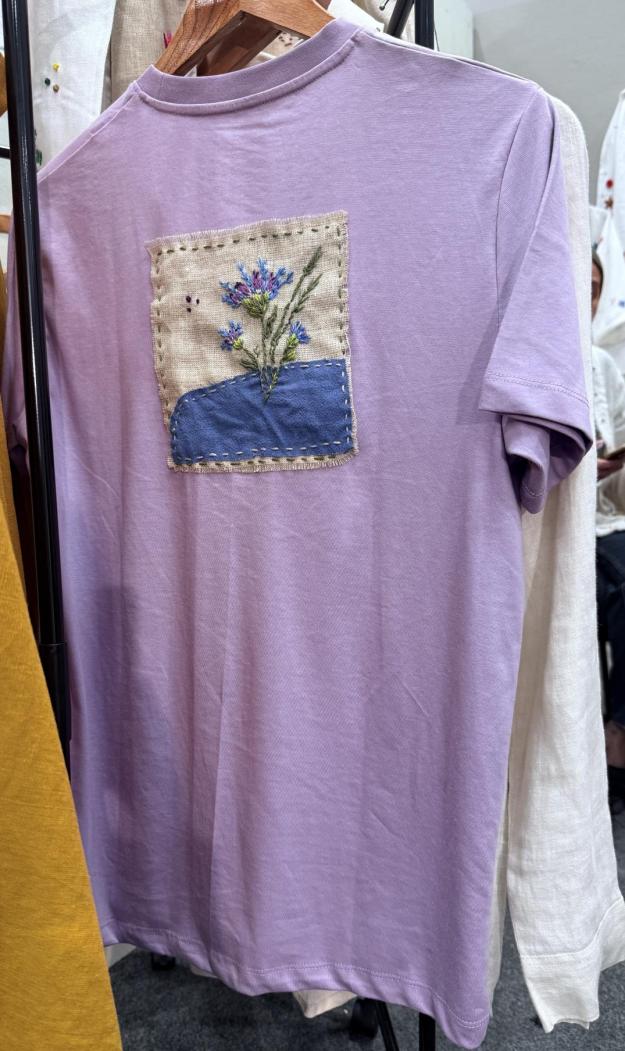 Lilac Bloom Cotton T-shirt 1 Lilac Bloom Cotton T-shirt